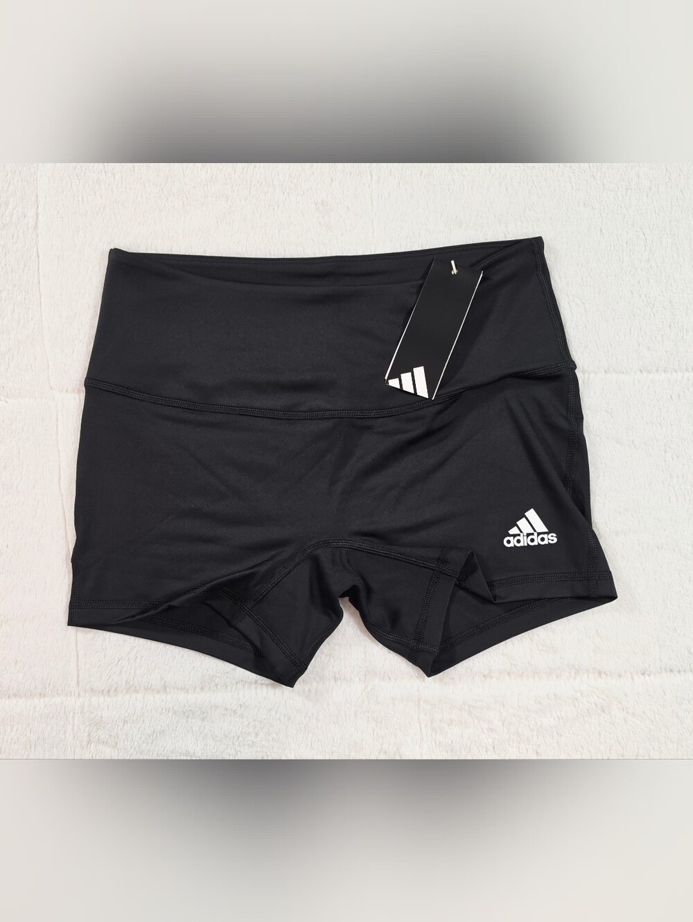 adidas Black Women’s High-Waist Athletic Bike Shorts(AD1-22)